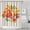 White-36, variant on Pioneer Colorful Floral Shower Curtain for Bathroom Home Decor Bathtubs Waterproof Fabric Curtain with 12 Hooks 72x84in