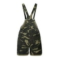 thumbnail image 5 of Short Jumpsuit for Women Party Holiday Short Dungarees Ladies Petite Suspender Bib Overalls Loose Fit Solid Tank Rompers Summer Stretchy Shorts Pants Playsuits Outfits with Pockets Sale Camouflage L, 5 of 7