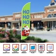 thumbnail image 4 of Ho Ho Ho Feather flag for Outdoor by DreamController | 11.5 FEET Long Polyester Outdoor Banner Flag for Easy Hang | HD Print Swooper Flag Only forHo Ho Ho | UV & Snow Resistant | Made in USA, 4 of 5