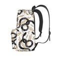 thumbnail image 3 of Rateoe Snake Pattern Student Backpack,Backpack for School,Lightweight Bag,Travel Backpack,Outdoor Backpack,Large Capacity Backpack, 3 of 8