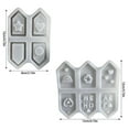 thumbnail image 3 of Soft Silicone Mold for Making Small Hollow House Models Pendants Ornaments Resins Casting Mold for Artistics Home Accent, 3 of 8