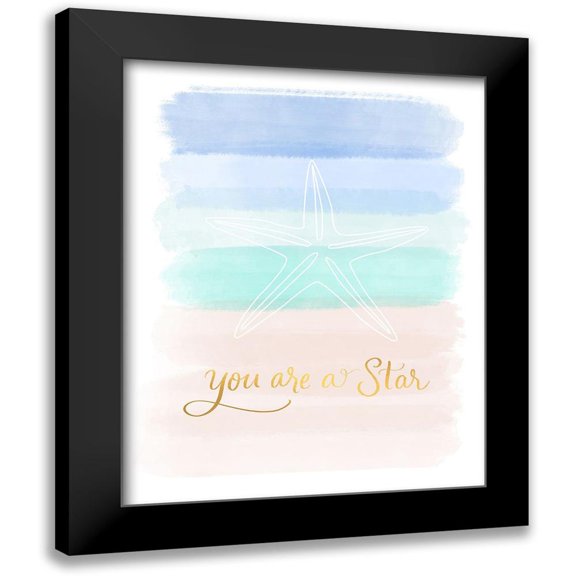 Batista, Dee 12x14 Black Modern Framed Museum Art Print Titled - You Are a Star