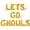 Gold, variant on Letter Balloons - LETS GO GHOULS 16" Inch Alphabet Letters Foil Mylar Balloon Halloween Party Banner (Pink)