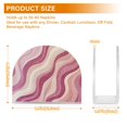 thumbnail image 4 of Yayeee Napkin Holder for Table Kitchen Paper Tissue Organization, Pink Brown Pattern, 4 of 8