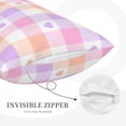 thumbnail image 5 of Fotbe Heart Buffalo Plaid Pillow Cases - Envelope Closure - Luxury, Extra Soft, Cooling Pillow Covers - Wrinkle, Fade, Stain Resistant-20"x30", 5 of 9
