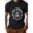 thumbnail image 1 of Camiseta con estampado "Entrenando jiu-jitsu como una bestia". Camisetas para hombre, camiseta informal de manga corta para verano. Camiseta para adultos, hombres, mujeres, adolescentes, jóvenes., 1 of 4