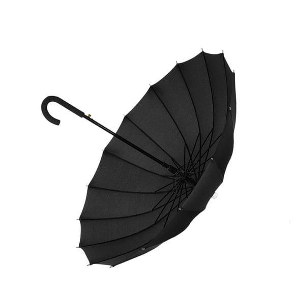 YIEMEEN Umbrella Extended Handle Comfortable Grip All Climate Use Curved Handle Design