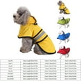 WANGJIAOID Four Seasons Pet Raincoat Large And Small Dogs Raincoat