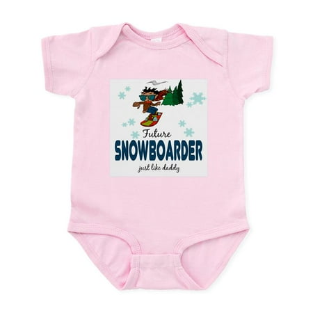 

CafePress - Future Snowboarder Like Daddy Baby Infant Bodysuit - Baby Light Bodysuit Size Newborn - 24 Months
