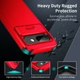thumbnail image 4 of Dteck Case for Google Pixel 9A ,Shockproof TPU+PC Slide Camera Cover Protection Case Slim Back Cover for Google Pixel 9A ,Red, 4 of 6