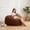 Brown, variant on 4FT Oversized Bean Bag Chair Bed, Flannel Lazy Sofa with High Resilience Memory Foam and Removable Washable Cover for Adults Teens