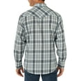 thumbnail image 4 of Wrangler Men's Long Sleeve 2 Pocket Plaid Woven Western Shirt, 4 of 5