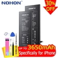 thumbnail image 2 of Batería NOHON para iPhone 8 Plus 12 Pro MAX Mini 11 SE 2020X7 5 5S 6 6S XS XR 7Plus 6Plus batería de litio de repuesto de APPLE Tan Jianjun unisex, 2 of 2