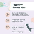 thumbnail image 6 of Uproot Cleaner Max Pet Hair Remover for Large Areas - Cat & Dog Hair Remover for Carpets & Rugs, 6 of 15