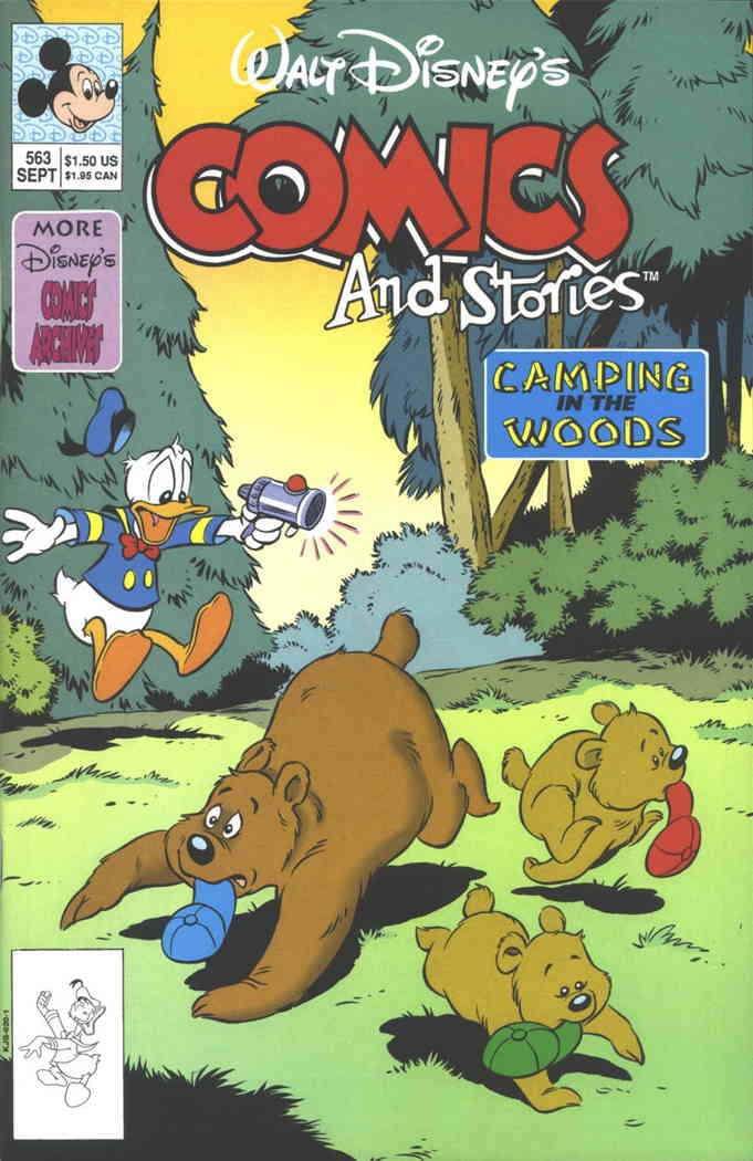Cover of Walt Disney's Comics and Stories #563