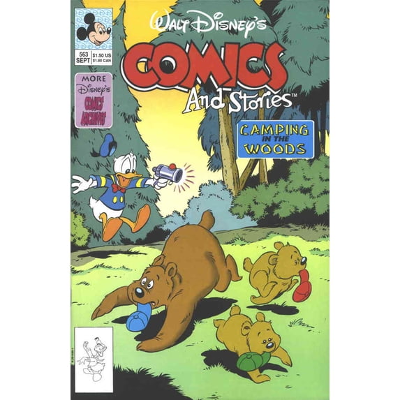 Walt Disney's Comics and Stories #563 VF ; Disney Comic Book