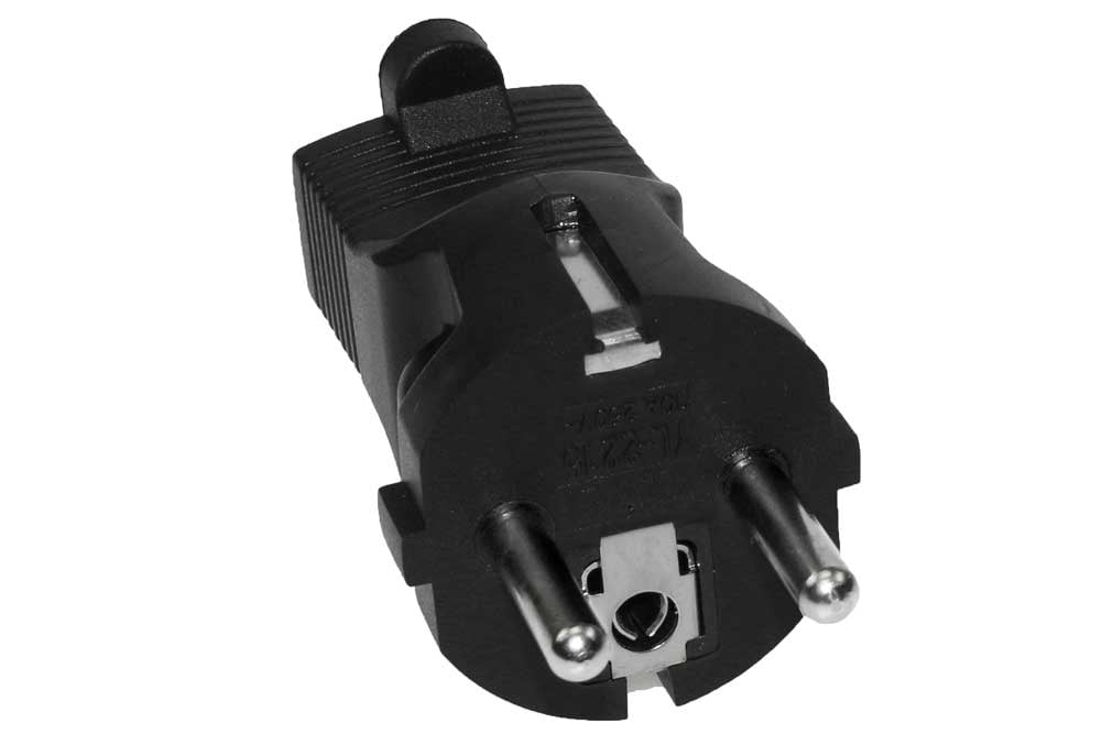 SFCable YL-2215 3 Prong Plug Adapter USA Nema 5-15R to European Schuko CEE QTY:2 