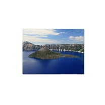 Trademark Fine Art 'Wizard Island' 22" x 32" Canvas Art (PL0076-C2232GG)