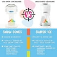 thumbnail image 3 of Hawaiian Shaved Ice Snow Cone Machine, White with Syrups and Accessories, 3 of 7