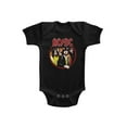 thumbnail image 1 of ACDC Autoroute vers l'Enfer Cercle Noir Bébé Nourrisson Grenouillère Combinaison à Boutons-Pression, 1 of 2
