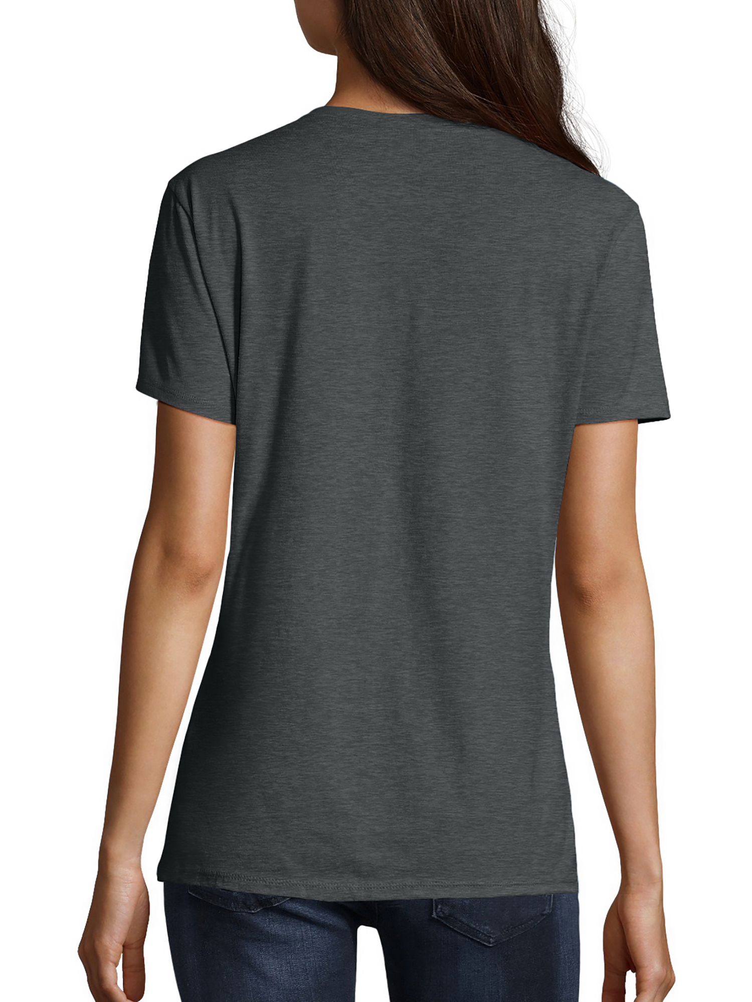 Hanes Women's Nano-T V-Neck T-Shirt - image 3 of 5