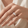 thumbnail image 4 of Pompeii 1 1/4ct Three Stone Diamond Ring 14K White Gold (H/I,I), 4 of 5