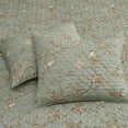 thumbnail image 4 of Levtex Home - Lyon Teal Quilt Set - Full/Queen Quilt (88x92in.) + One Standard Pillow Sham (26x20in.) - Toile - Teal,Beige - Reversible - Cotton Fabric, 4 of 6