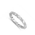 thumbnail image 4 of Clear Cubic Zirconia Ring .925 Solid Sterling Silver Band White Jewelry Female Male Unisex Size 7, 4 of 4
