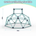 thumbnail image 4 of Geometric Climbing Dome for Kids Ages 3 to 10, Galvanized Steel Indoor Outdoor Climbing Frame, Sturdy High Load Capacity, Portable Easy Assembly Play Equipment, 4 of 8