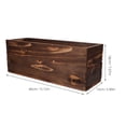 thumbnail image 2 of LOLIPPYY Window Flower Boxes Outdoor Rectangular Wood for Gardeners 1Set, 2 of 8