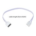 thumbnail image 3 of 4 Pin ARGB 5V Adapter Cable 25cm White Extension Line For Color Lighting Sync And Stable Controller Connection, 3 of 4
