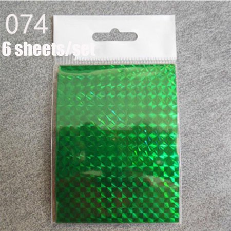 Durable Metal Hard Baits 20 colors 7.5*10cm Holographic Adhesive Film Change Color Sticker Fly Tying Material Fishing Lure Flash Tape 074