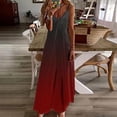 thumbnail image 1 of Ovzne Robes d'Été pour Femmes 2025 Robe Femme Robes d'Été pour Femmes Imprimé Sans Manches Col Rond Robe Décontractée Robes Robe Femme Imprimée Liquidation, 1 of 5