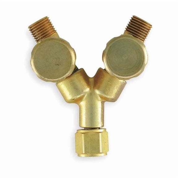 Miller Electric Two Hose Manifold,Y Shaped,For Oxygen NE135B