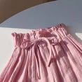 thumbnail image 5 of Agkizg Girls Solid Wide Leg Pants Casual Loose Fitting Lightweight Summer for Kids, Sizes 1-2 Years, 5 of 5
