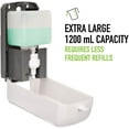 thumbnail image 3 of Alpine Automatic Hand Sanitizer Dispenser - Touchless Dispenser for Restaurant, Hospital, School, Hotel, Kitchen and Bathroom 1200ML (White, Liquid), 3 of 3