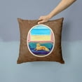 thumbnail image 2 of Carolines Treasures 7188PW1414 Golden Retriever Couch Sitting Fabric Decorative Pillow  14Hx14W multicolor, 2 of 4