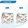 thumbnail image 4 of FORMRS 13-13.3 inch Laptop Sleeve Case Soft Carrying Quilted Computer Bag Cover, Colorful Butterflies, 4 of 7