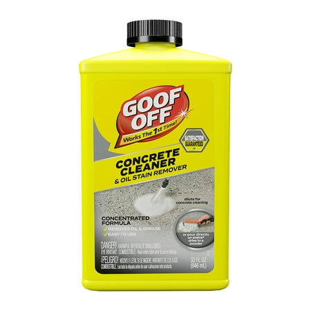 Goof Off Concrete Cleaner and Oil Stain Remover - 32 oz. Bottle