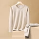 thumbnail image 2 of Ropa interior térmica para mujer Long Johns invierno cálido forro polar conjunto de capa base para clima frío superior e inferior, 2 of 5