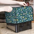 thumbnail image 7 of Goofa Floral Print Toaster Cover 4 Slice, Four Slice Bread Machine Cover Quilted Toaster Covers Bread Maker Cover Kitchen Appliance Cover, 7 of 7