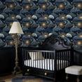 thumbnail image 4 of Boho Peel and Stick Wallpaper Vintage Celestial Ornate Moons 23.6in x 9.8ft Self Adhesive Removable Wall Paper Renter Friendly Vinyl Wall Covering for Kids Room Bedroom Nursery Cabinet, 4 of 8