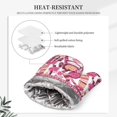 thumbnail image 4 of Honeii Cute Girl patten Oven Mitts and Pot Holders Sets, Baker Oven Mitts, Mittens for Kitchen Decor, Baking Lover over Gloves Gifts, 4 of 7