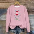 thumbnail image 1 of Tpzfurits Hauts Grande Taille pour Femmes, Chandail Décontracté à Manches Longues pour Femmes, Col Rond Vacances Noël Imprimé Mignon Ample Hauts, 1 of 3