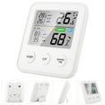 thumbnail image 4 of Shisuyan Digital Hygrometer Thermometer White 1Pack 3.5X3.3X0.8In, 4 of 8