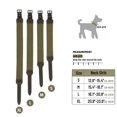 thumbnail image 4 of Dog Collar Heavy Duty Webbing Adjustable Buckle Collars for Medium Large Dogs Army Green, 4 of 8