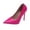 Hot Pink, variant on Women's Fashionable Casual Solid Color Pointed Toe Closed Toe Heels Versatile High Heels Shoes Khaki 6