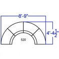 thumbnail image 4 of Flash Furniture Hercules Alon 4 Piece Reception Seating in White, 4 of 4