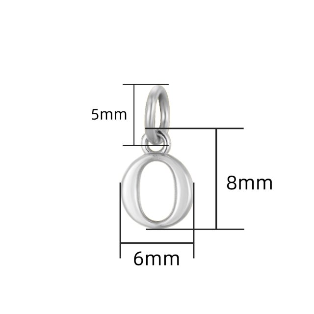 Collar de plata de ley 925 con 26 letras para mujer, colgante de plata lisa con nombre en inglés en miniatura y nicho simple