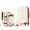 Ivory, variant on Euroco 3 Piece Luggage Sets, 28" Large Checked Suitcase with TSA Lock & Spinner Wheels, ABS Hardshell Lightweight Luggage Set with Travel Bags for Men Women,Ivory
